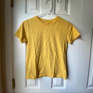 brandy Melville/ j galt yellow tshirt